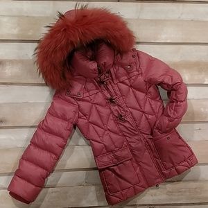 add Girls Down Mauve/Pink Jacket Size: Junior XXS